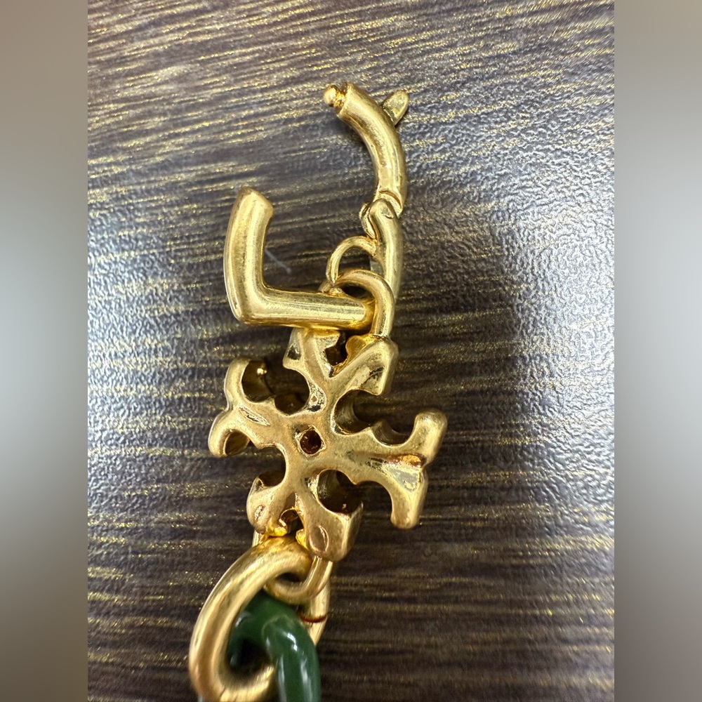 Tory Burch Green and Gold Bracelet - Picture 3 of 4